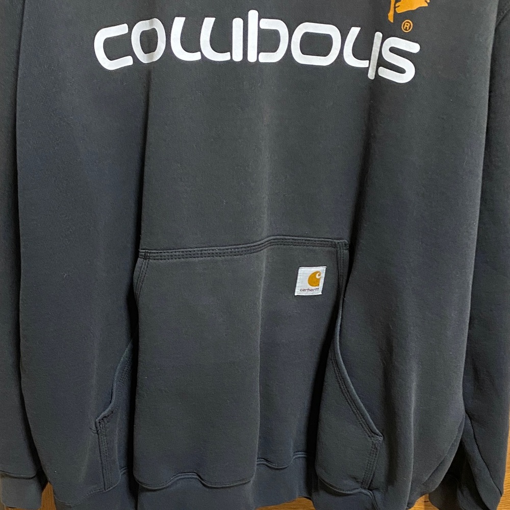 Carhartt Dark Gray Wyoming Cowboys Hoodie - Picture 4 of 4
